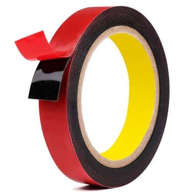 UPwoktem Doppelseitiges Klebeband Extra Stark, 3.1 m x 2 cm wasserbeständig und hitzebeständig karosserieklebeband für Auto, Heim- und Büro