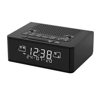 iTOMA DAB Radio, DAB+/FM Radiowecker mit 40 Preset Stationen, UKW, Uhrenradio,Digital Radio mit Zwei einstellbaren Weckzeiten, 525