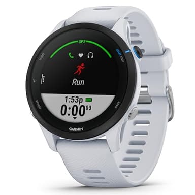 Garmin Forerunner 255 Music – GPS-Laufuhr mit individuellen Trainingsplänen, speziellen Lauffunktionen und detaillierter Trainingsanalyse 1,3" Farbdisplay, Akkulaufzeit bis zu 14 Tage, wasserdicht