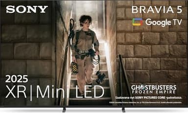 Sony BRAVIA 5 XR Mini-LED 85 Zoll Fernseher (K85XR55), AI XR-Prozessor, akustisches Multi-Audio, Dolby Vision/Atmos, IMAX Enhanced, Google TV (2025), Google Cast, Apple AirPlay 2, Game Menu, Smart TV