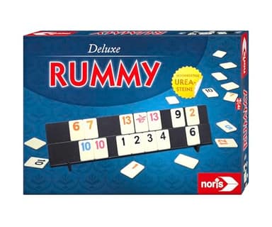 Noris 606101779 Rummy, Deluxe Set, Familienspiel