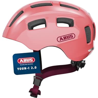ABUS 40156 Fahrradhelm, Koralle (Living coral), S (48-54 cm)