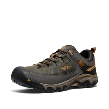 KEEN Herren Targhee 3 waterdicht: Wanderschuh, Black Olive Golden Brown, 45 EU