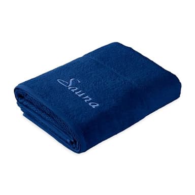 MÖVE for frottana Pearl Saunatuch 80 x 200 cm aus 100% Baumwolle, deep sea