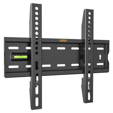 VonHaus TV Wandhalterung für 15-42"-Bildschirme, Ultra-schmale Wandhalterung Fernseher mit Wasserwaage, Flache Anbringung zur Wand, 40 kg Kapazität, Max. VESA 300x200