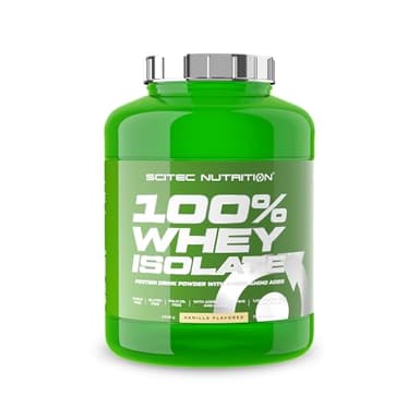 Scitec Nutrition 100% Whey Isolate - Reine Proteinleistung mit BCAAs - Glutamin & Arginin - Zucker- & Glutenfreie Formel, 1816 g, Vanille