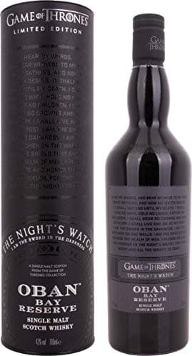 Oban Little Bay Reserve - Die Nachtwache | Single Malt Scotch Whisky | in limitierter Edition | für Fans der beliebten HBO-Serie "Game of Thrones" | 43% vol | 700ml Einzelflasche |