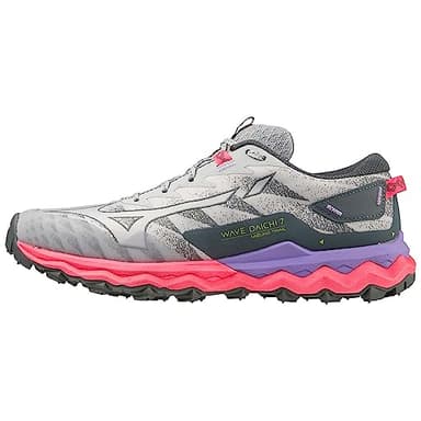 Mizuno Damen Wave Daichi 7 RoxyTrail Laufschuhe, Pblue H Vispink Ppunch, 42 EU