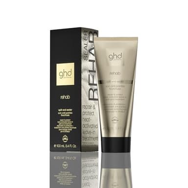 ghd rehab - advanced split end therapy: Pflegendes Leave-In Treatment mit Wärmeaktivierung, versiegelt splissige Haarspitzen für bis zu 10 Haarwäschen, sofort gestärktes Haar; 100 ml