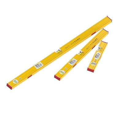 STABILA Wasserwaage im Set - PRIME SET 80 ASM - 3-teiliges Wasserwaagen Set magnetisch: 100 cm / 60 cm / 30 cm, integrierte Rutsch-Stopper mit Horizontal & Vertikal Libelle, Made in Germany