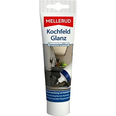 MELLERUD Kochfeld Glanz Spezialpolitur | 1 x 75 ml | Effizientes Mittel zur Reinigung von Eingebranntem und Verschmutzungen