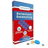 Pafnisoin Bettwanzen Bekämpfung Falle 8 Stück Bettwanzenfallen Bettwanzen-Falle Bed Bug Trap Bettwanzenfalle