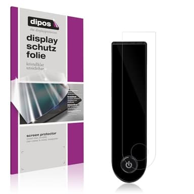 dipos I 4x Schutzfolie klar passend für Xiaomi Scooter 5 Pro Folie Displayschutzfolie, Ultra-Dünn, Case-Friendly, Fingerprint-Kompatibel