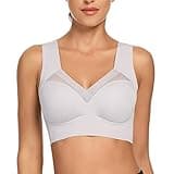 WOWENY Damen Vollschalen BH - Damen Nahtlos Spitzen BH - Komfort BHS Ohne Bügel - Zero Feel Bralette für Frauen, Weich und Bequem, Klassische Bustier Damen BH Modern Feeling (Grau, XL, x_l)
