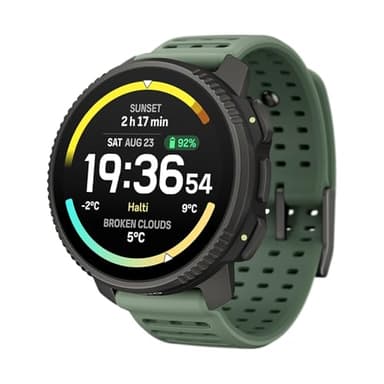 SUUNTO Vertical 2 Abenteuer-Uhr, Dual-Frequenz GPS, 115+ Sportmodi, 1,5 Zoll Touchscreen, Kostenlose globale Offline-Karten, 40 Tage Akkulaufzeit, Für Training & tägliche Abenteuer