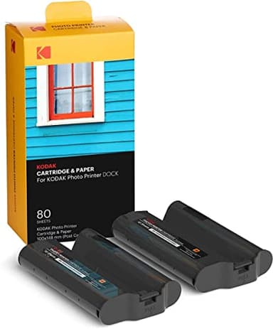 KODAK 4PASS Film-Kartridge(10x15cm) für KODAK Dock und Dock Plus, 80 Blatts