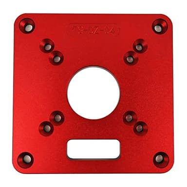 STEEIRO Router Platte Aluminiumlegierung Router Tisch Einlegeplatte Universal Trimmmaschine Flipboard für Holzbearbeitung Bänke Tischplatte