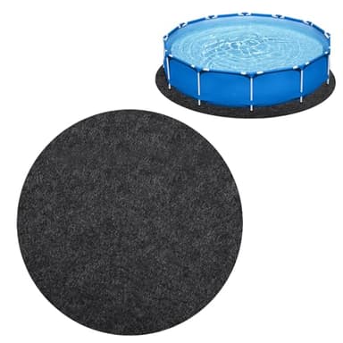 Whirlpool Matte 200cm,Poolunterlage rutschfeste Unterlage Rund,Anti-Rutsch Wasserdichtes Pool Unterlage Outdoor,Schwimmbecken Matte Pool Bodenplane Faltbarer,Bodenschutz Bodenplatte schützt & isoliert