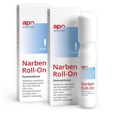 Narben Roll-On zur Narbenpflege von apodiscounter 2x15 ml