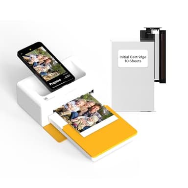 KODAK Dock Plus Portable Instant Photo Printer, Compatible with iOS, Android and Bluetooth DevicesFull Color Real Photo (4 x6), 4Pass & Lamination Process, Premium Quality - Convenient and Practical