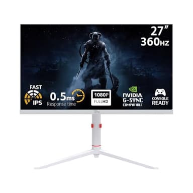 Twisted Minds Artic PRO Series 27" FHD - 360HZ - White