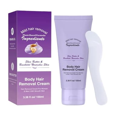 ROSEYE Pure Haarentfernungscreme - Mit Sheabutter,Vitamin E Und Aloe Vera,Pflegt glättet die Haut für KöRper,Männer Und Frauen,Enthaarungscreme Intimbereich (100ml)