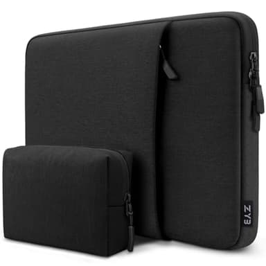 ZYB Laptop Hülle 13 Zoll,MacBook Tasche 13 Zoll für MacBook Air 13 13.6 M4 M3 M2 M1 2025 2024-2012,MacBook Pro 14/13 M4 M3 M2 M1 2025 2024-2012 etc 13.3 Zoll Laptop Tasche MacBook Sleeve-Schwarz