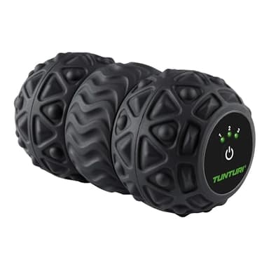 Tunturi Faszienrolle - Elektrisch mit Vibration - Deep Tissue Massageroller elektrisch zur Triggerpunktmassage - vielseitig anwendbar Massagegerät - Vibrierende Sport Massagerolle mit 3 Stufen
