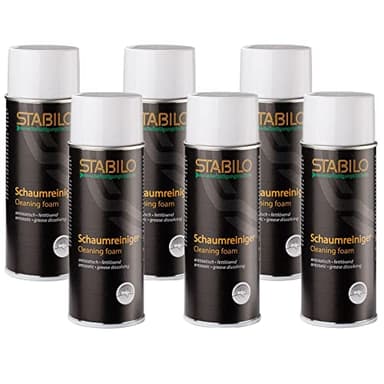 6x Universal Schaumreiniger 400ml | Aktivschaum, Reiniger für Scheiben, Polster, Kunststoff, Metall | 6 Stück