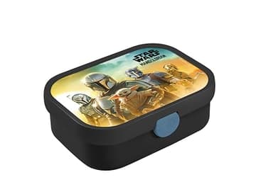 Mepal - Brotdose Kinder Campus - Bento Box Kinder - Brotdose Kinder mit Fächern & Gabel - Meal Prep Box mit Clip-Verschluss - BPA-frei & Spülmaschinenfest - 750 ml - Star Wars