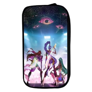 SUJEBKC Kp Anime-Schreibwaren-Taschen,Schulmaterial, Federmäppchen für Schüler, Geschenke für Mädchen und Fans (D)