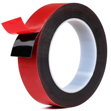 UPwoktem Doppelseitiges Klebeband Extra Stark, 5 m x 25 mm Wasserfest und Hochtemperaturbeständig Montageband für Auto, Heim- und Büro