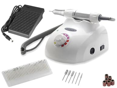 Profi Fußpflegegerät Fußpflege-Set Nagelfräser mit Diamantschleifer mit 30000 Umdrehungen für Fußpflege und Nagelpflege Komplett-Set