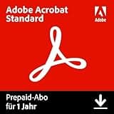 Adobe Acrobat Standard | PDF-Erstellung & Bearbeitung | 1 Jahr | WIN/MAC|Download | Aktivierungscode per Email