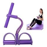 AWAVM Bauchtrainer, Sit-Up Trainingsgeräte Bodybuilding Expander Ganzkörpertrainer für Zuhause 3 Tubes Elastische Zugseil Multifunktions,Fitnessgeräte Für Zuhause,Sportgeräte
