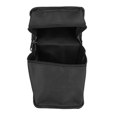 Dekaim Schwarzer wasserdichte Stifttasche,Canvas-Marker-Stift-Aufbewahrungskoffer, Schreibwaren-Organizer, Kunststudenten-Stift-Organizer-Tasche(48 Marker Pen Bags (small))