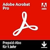 Adobe Acrobat Pro|1 Jahr| PC/Mac|Digital Download