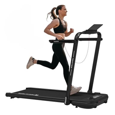 Mobvoi Home Laufband SE, Intelligente KI 3-in-1-Klapplaufband mit Lauffläche 40×100 cm, Elektrisches Laufband, 2,5 PS, Fernbedienung, platzsparend, TicSports APP, 120 kg 1-12 km/h, Kompakt Tragbar