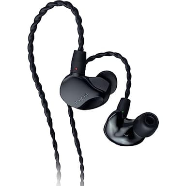 Razer Moray - Ergonomischer In-Ear-Ohrhörer für Streaming 24/7 (Hybrid-Dual-Treiber-Design, Ergonomisch flaches Design, Beste passive Schallisolierung) Schwarz