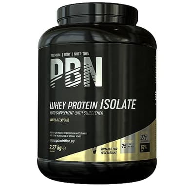 PBN Whey Protein Isolate Powder 2.27kg Vanilla
