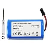 K KYUER 2800mAh Rechargable Saugroboter Akku für Ecovacs Deebot D83 Deebot U2 Deebot U2 Pro DGN22 DGN22-11 Robot Vacuum Cleaners 220-6225-0020 220-6225-0021 NR18650 M26-4S1P-1 Staubsauger Battery