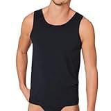 Schiesser Herren Ohne Arm Atmungsaktiv - Long Life Soft Unterhemd, Blauschwarz_149042, XL EU