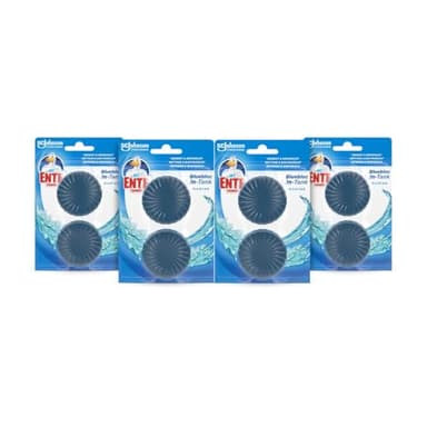 WC-Ente® Blue Bloc Intank, WC-Tabs für Wasserkästen, Marine Duft, 8er Pack (2x50g)