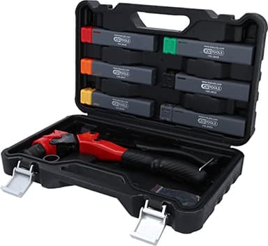 KS Tools 150.9820 3 in 1 Handnietzangen-Satz, drehbar, 12-tlg.