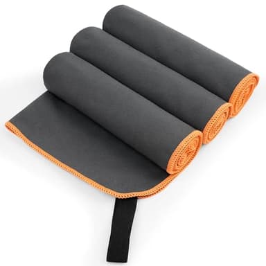 MLACXLT Mikrofaser Handtuch 3er Set (40x80cm) Schnelltrocknend & Kompakte Microfaser Sporthandtuch, für Reisehandtuch, Badetuch, Fitness, Strandtuch und Sport Handtücher