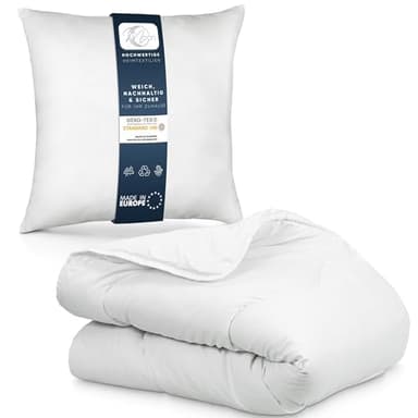 Moon Bettenset Ganzjahresdecke Steppbettdecke 135 x 200 cm Set inkl. Kopfkissen 80 x 80 cm 100% Polyester
