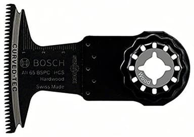 Bosch 1x HCS Tauchsägeblatt AII 65 BSPC Hard Wood (Hartholz, Massivholz, 40 x 65 mm, Zubehör für Multifunktionswerkzeug)