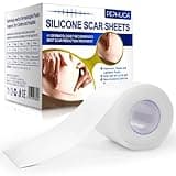 transparente silikonpflaster für narben, professionell für Narben durch C-Sektion, Operationen, Verbrennungen, Keloid, Akne und mehr, medikamentenfrei, Silikon-Narbenrolle (4CM x 300CM Rolle)