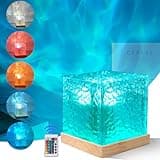 Luxocean Lampe LED Sternenhimmel Projektor, Ocean Lamp mit 16 Beleuchtung-Effekten, Aurora Light 30 Beleuchtungsmodi, Polarlicht Lampe,Galaxy Nordlicht Lampe für Kinder/Schlafzimmer/Party (Stil1)