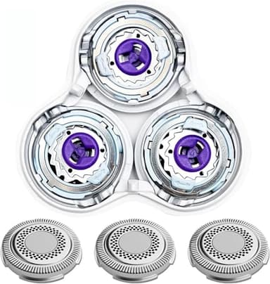 SH98 Scherkopf kompatibel mit Philips Series 9000 s9000 Prestige, (Inklusive Halterung) SH98 Scherkopf für Philips Rasierer Series SP98xx